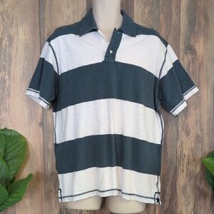 Old College Inn XL Striped Polo Shirt               P342